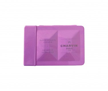WATERCOLOR BOX NEON VIOLET EXTRA FINE WITH RESERVOIR 12 HALF PANS