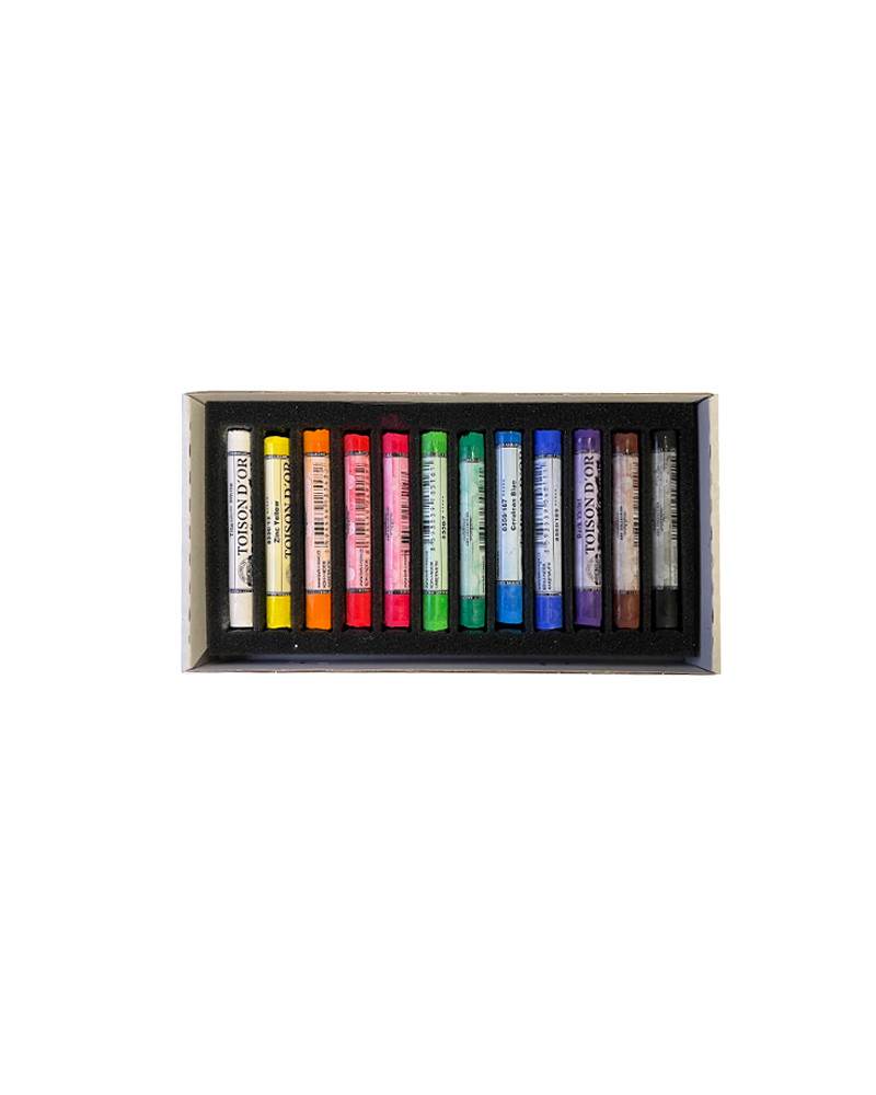 Pastels secs ronds