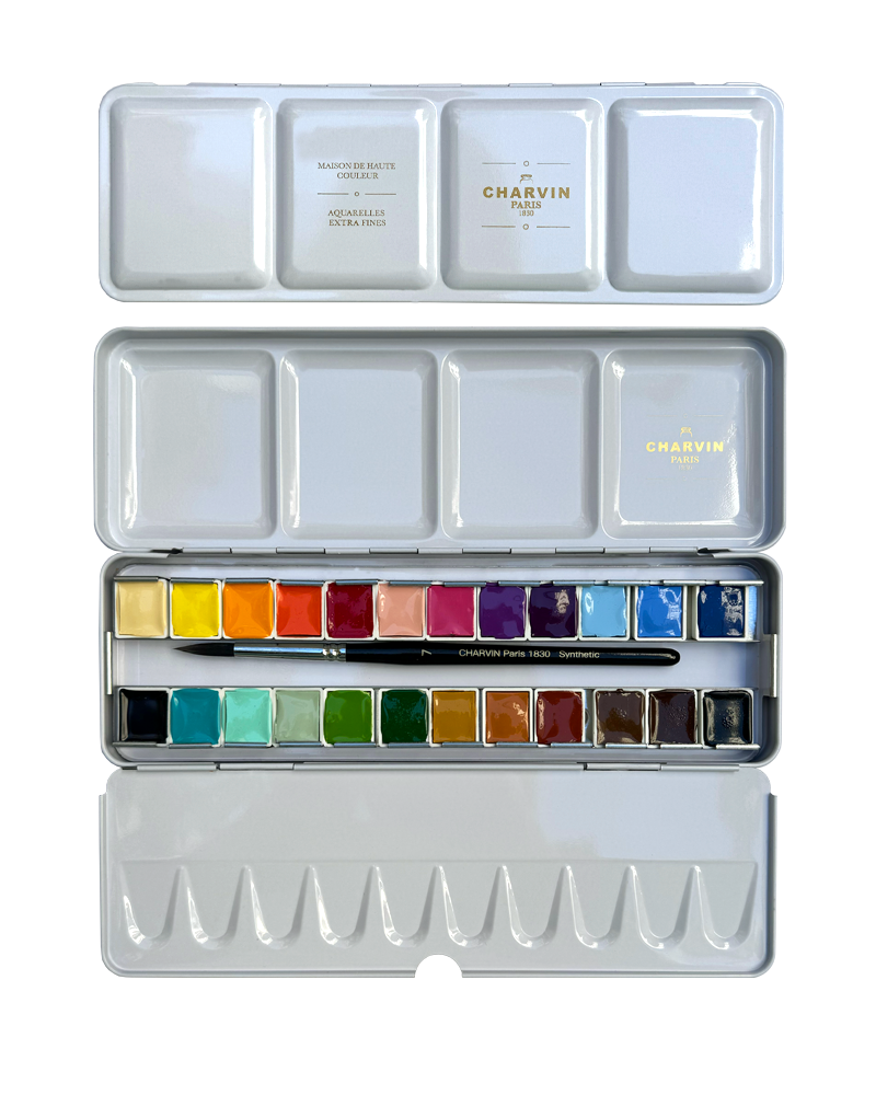 Coffret d’aquarelle extra fines - CHARVIN ARTS