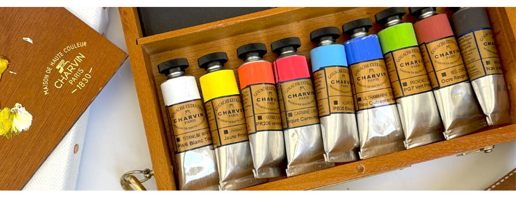 Coffrets Gouache extra-fine - Matériels de beaux-arts - CHARVIN ARTS